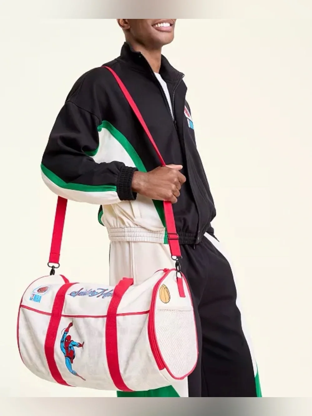 Spider-Man NBA Collab Duffel Bag Officially Licensed